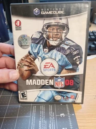 Madden NFL 08 (Nintendo GameCube) Cib Manual- Tested