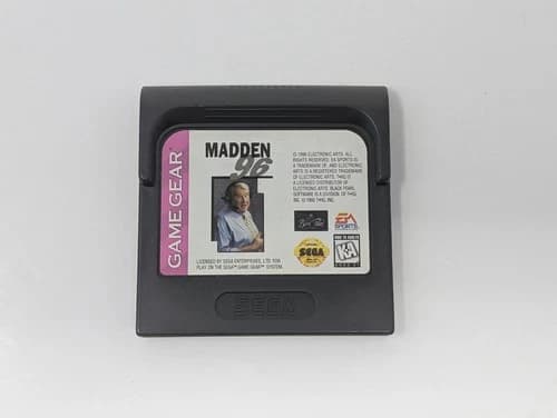 Madden 96 (Sega Game Gear, 1995) - Cart Only