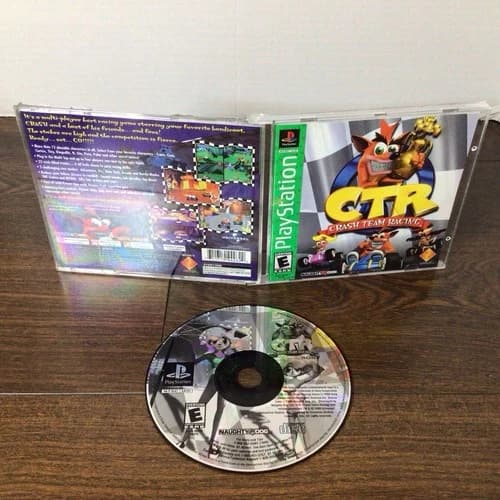 CTR: Crash Team Racing (PlayStation 1, 1999) CIB Complete With Manual