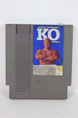 George Foreman's KO Boxing (Nintendo, NES, 1992) Authentic Tested