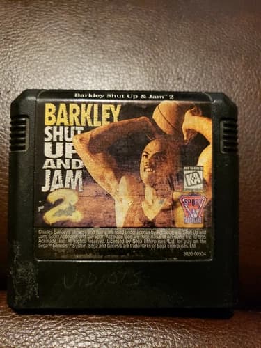 Barkley Shut Up And Jam 2 (Sega Genesis) Rare! Tested & Working