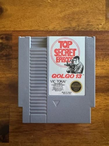 Golgo 13: Top Secret Episode Nintendo NES Cleaned/Tested