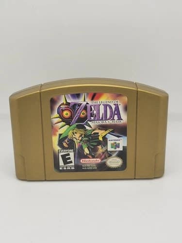 The Legend of Zelda: Majora's Mask N64 Holographic Label, Authentic, Tested