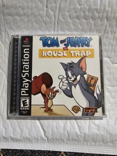 Tom and Jerry in House Trap (Sony PlayStation 1, 2000) Tested CIB