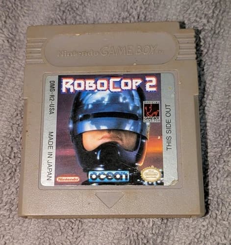 Vtg Gameboy RoboCop 2 Robo Cop Game Boy Tested Works Great