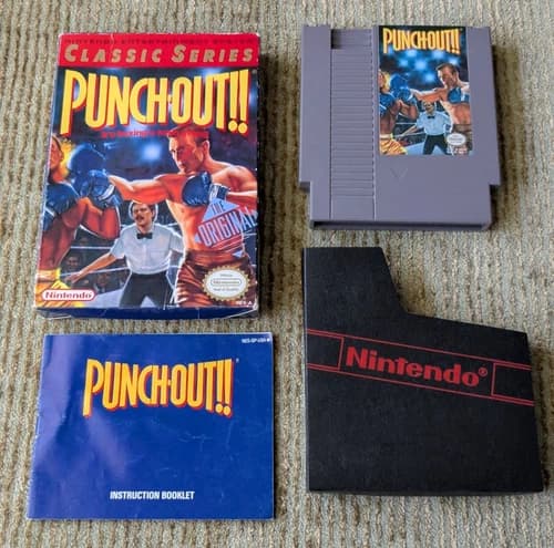 Punch-Out!! Classic Series Nintendo Entertainment System NES Complete CIB Tested