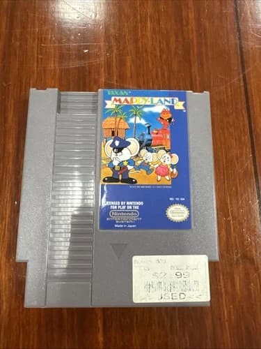 Mappy Land (Nintendo Entertainment System NES, 1989) Cartridge Only Tested
