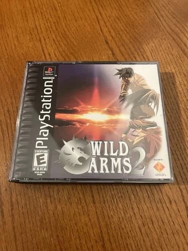 Wild Arms 2 Sony PlayStation PS1 JRPG Complete CIB Black Label