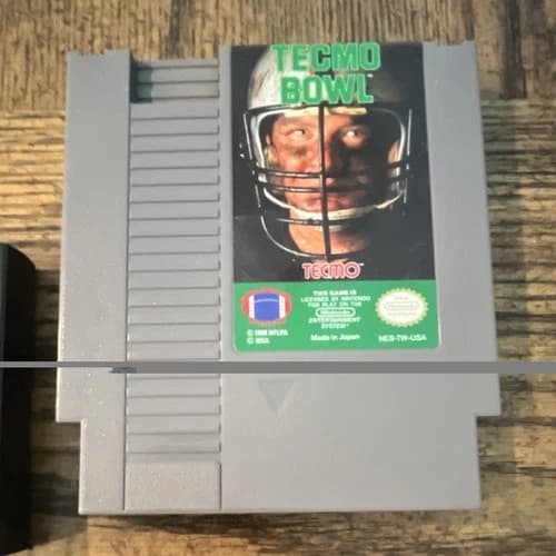 Tecmo Bowl Nintendo NES Game Cartridge NTSC-U/C US/Canada Multiplayer