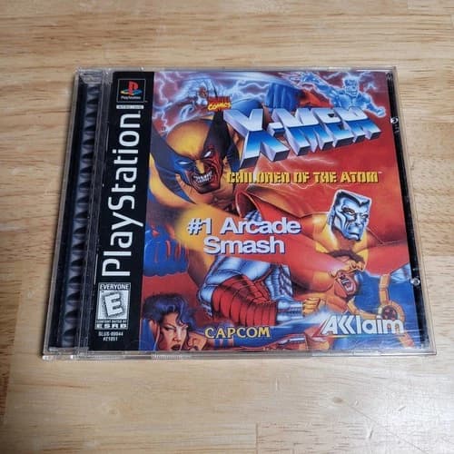 X-Men: Children of the Atom PS1 Sony PlayStation 1, 1998 - Tested