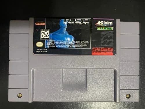 Rise of the Robots - Super Nintendo - Acclaim - Acceptable Condition