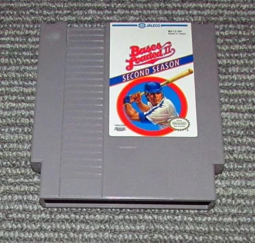 Bases Loaded II for Nintendo NES Authentic Fast Free Shipping
