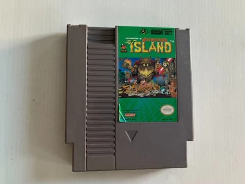 Adventure Island Nintendo Nes Cleaned & Tested Authentic, Works