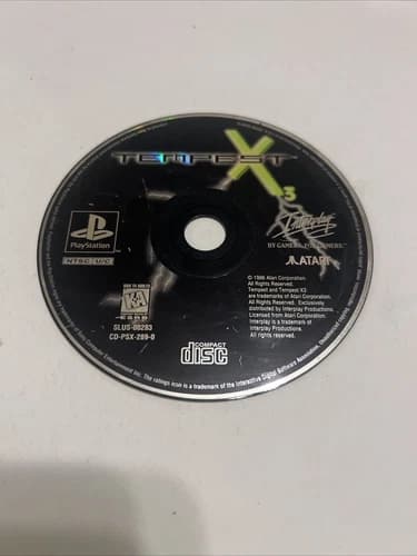 Tempest X3 (Sony PlayStation 1, PS1) Disc Only - Free Shipping!