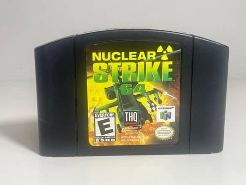 Nuclear Strike N64 Nintendo 64 Authentic Excellent Mint