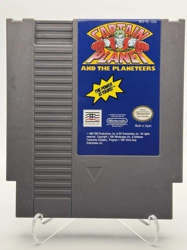 Captain Planet and the Planeteers (Nintendo NES, 1991) Cartridge Only | Tested