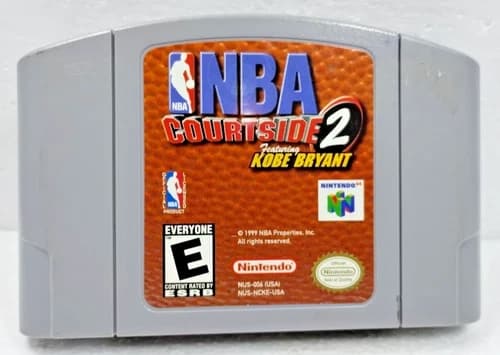 NBA Courtside 2 Featuring Kobe Bryant (Nintendo 64, 1999) N64 - Cartridge Only