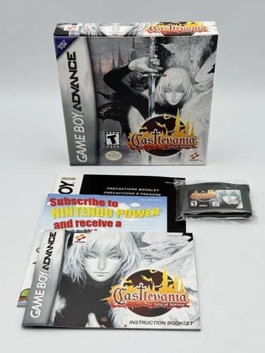 Castlevania Aria of Sorrow - Nintendo Game Boy Advance - Complete CIB