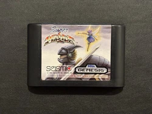 Super Hydlide 1990 Sega Genesis Cartridge Only Authentic Tested & Works - Saves