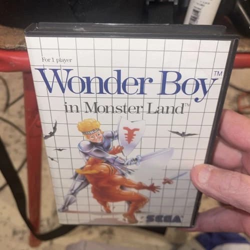 Wonder Boy in Monster Land ☆☆ Complete with Manual Sega Master System Free Ship