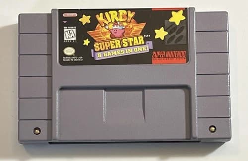 Kirby Super Star (Super Nintendo SNES, 1996) Cartridge Only Authentic