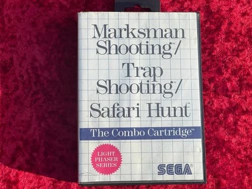 Sega Master System - Marksman Shooting - Trap Shooting - Safari Hunt - Tested