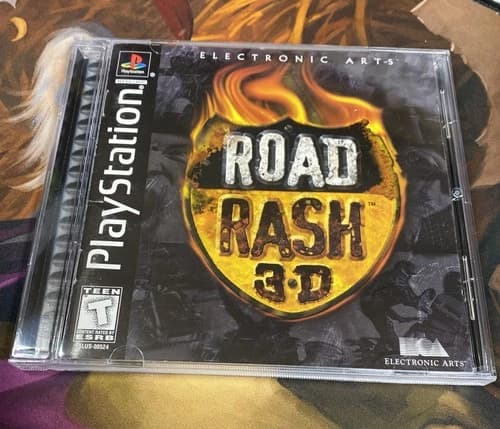 Road Rash 3D • Sony PlayStation 1 PS1 • 1998 Complete CIB • Tested