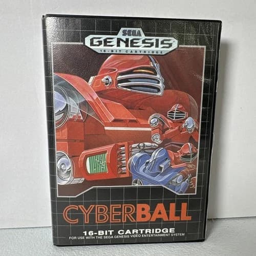 Cyberball- Sega Genesis Complete In Box. Tested And Working.
