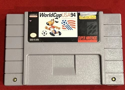 World Cup USA 94 Super Nintendo SNES Video Game Tested Working