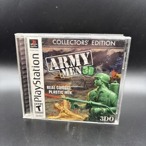 Army Men 3D Collectors Edition PS1 CIB Sony PlayStation 1, 2002 Complete Tested