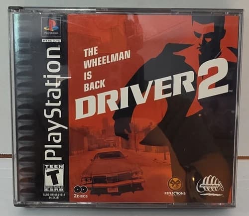 Driver 2 (Sony PlayStation 1, 2000). PS1. Complete. Black Label