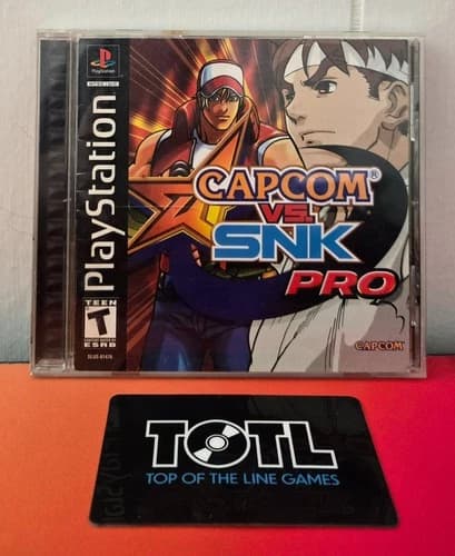 Capcom vs. SNK Pro (PlayStation 1, 2002) (Complete)