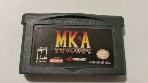 Mortal Kombat Advance MKA Nintendo Game Boy Advance MIDWAY *USED* cartridge only