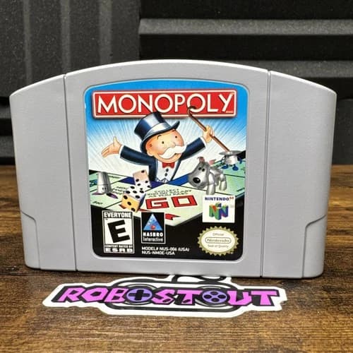Monopoly (Nintendo N64) Cleaned, Tested & Authentic⭐