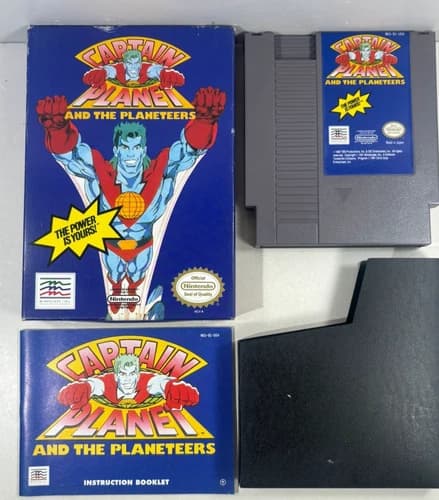 Captain Planet and the Planeteers (Nintendo Entertainment System, 1991) CIB