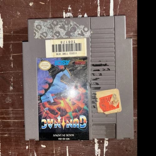 ASCII Gun-Nac for Nintendo NES Game Cartridge NTSC-U/C (US/Canada)
