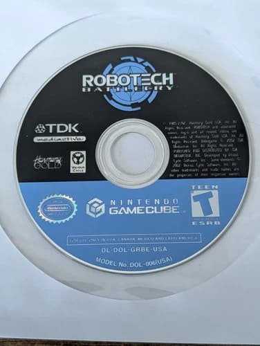 Robotech: Battlecry (Nintendo GameCube, 2002) - Disc Only