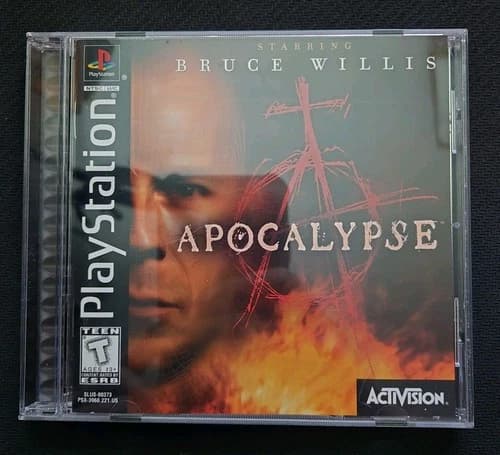 Playstation, PS1 - Activision, Apocalypse - Black Label *tested*