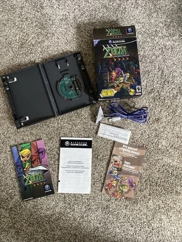 The Legend of Zelda: Four Swords Adventures (Nintendo GameCube) Big Box Complete