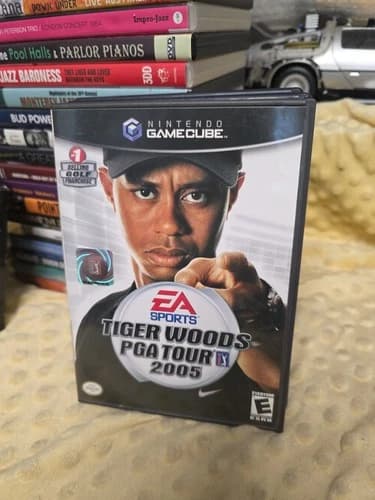Tiger Woods PGA Tour 2005 Nintendo GameCube GC - COMPLETE CIB - 2 Discs Tested