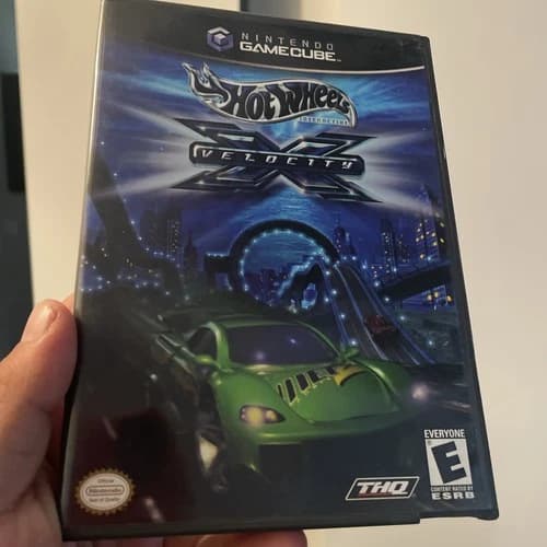 Hot Wheels: Velocity X (Nintendo GameCube, 2002) CIB COMPLETE w/ Manual