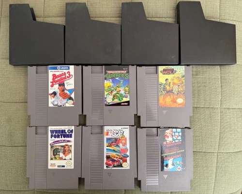 Nintendo NES Games Duck Hunt, Ninja Turtles, Nascar and more