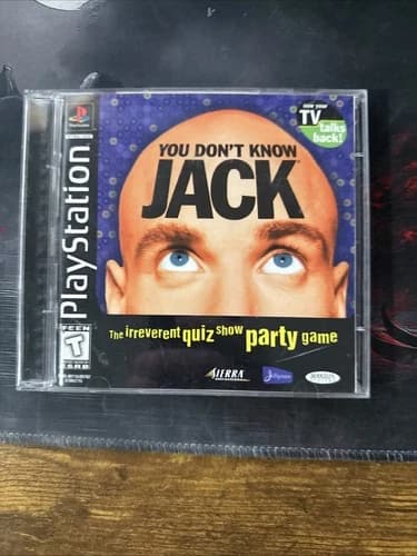 Sony Playstation 1 PS1 You Dont Know Jack CIB Game Cleaned & Tested