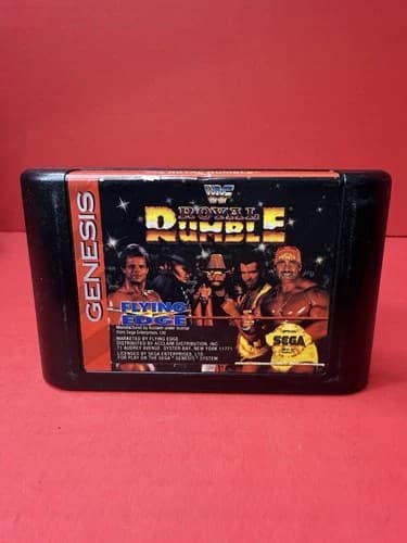 WWF Royal Rumble (Sega Genesis, 1993) Authentic, Clean, Tested