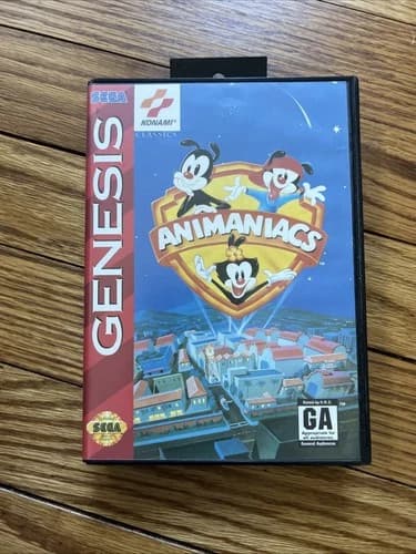 Animaniacs (Sega Genesis, 1994) Tested/Working CIB