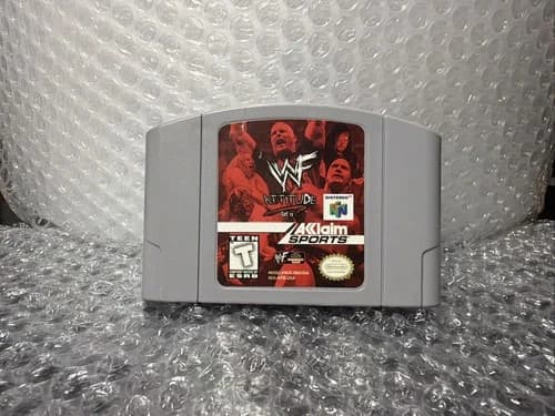 WWF Attitude Nintendo 64 N64 *TESTED**WORKING* Fast Shipping