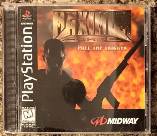 PS1 Maximum Force: Pull the Trigger (PlayStation 1, 1997) PS1 Complete w/Reg