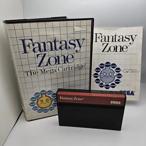 Fantasy Zone Sega Master System SMS CIB Complete in box Tested 1986