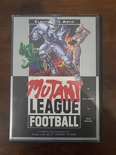 Mutant League Football Sega Genesis Electronic Arts 1993 CIB