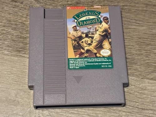 Legends of the Diamond Nintendo Nes Cleaned & Tested Authentic